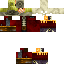 Black skin: raw texture render