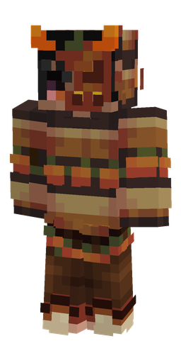 Brown skin: body, front render