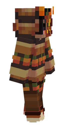 Brown skin: body, right side render