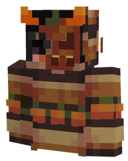 Brown skin: bust render