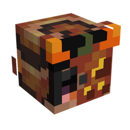 Brown skin: head render
