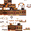 Brown skin: raw texture render
