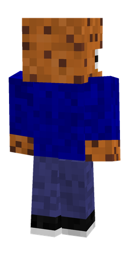 Black skin: body, back render