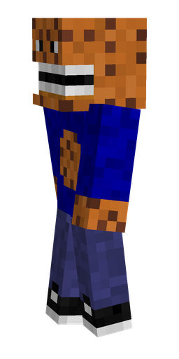 Black skin: body, left side render