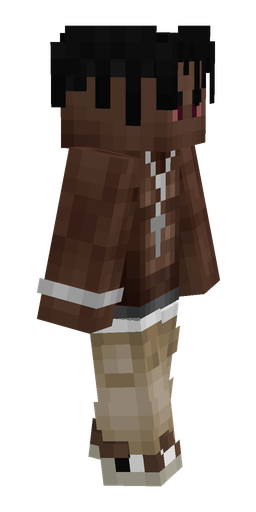 Black skin: body, right side render