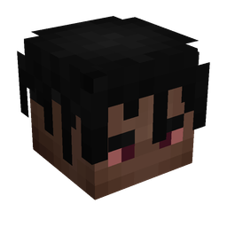 Black skin: head render