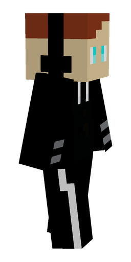 Black skin: body, right side render
