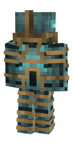 Blue skin: body, back render