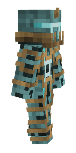Blue skin: body, right side render