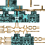 Blue skin: raw texture render