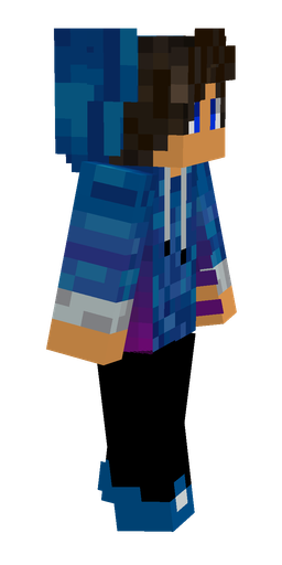 Black skin: body, right side render