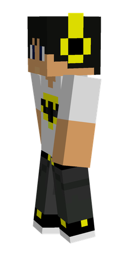 Black skin: body, left side render