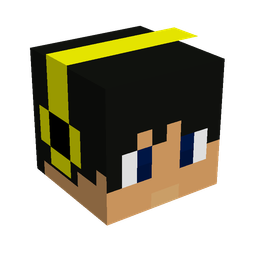Black skin: head render