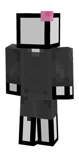 Black skin: body, back render