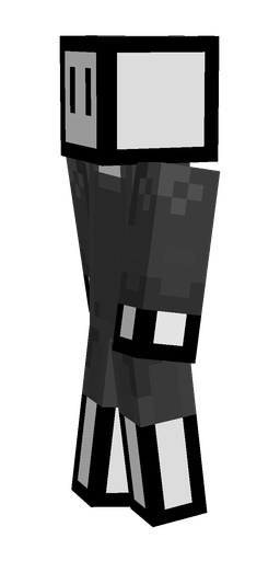 Black skin: body, left side render