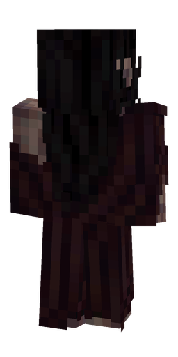 Black skin: body, back render