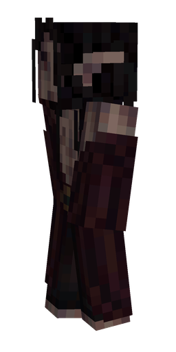Black skin: body, left side render