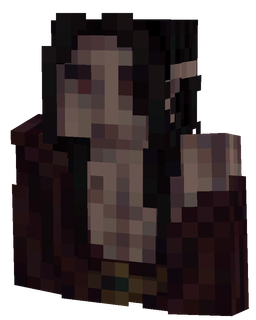 Black skin: bust render