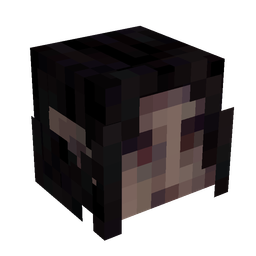 Black skin: head render