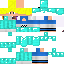Blue skin: raw texture render