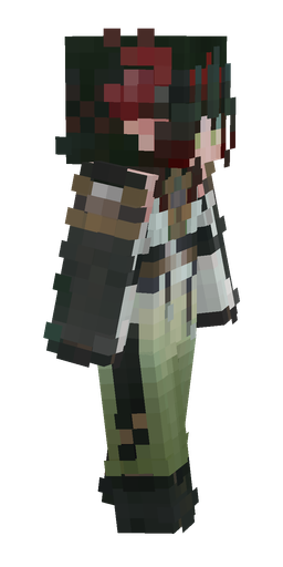 Black skin: body, right side render