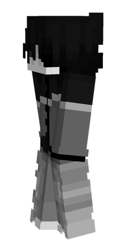 Black skin: body, left side render