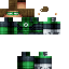 Black skin: raw texture render