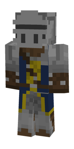 Blue skin: body, front render
