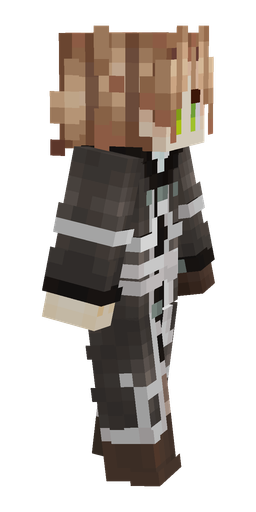Black skin: body, right side render