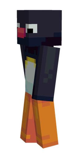 Black skin: body, left side render