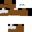 Brown skin: raw texture render