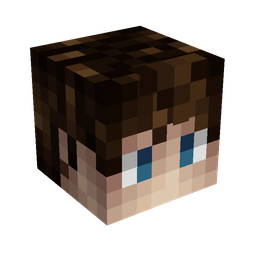 Black skin: head render