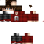 Black skin: raw texture render