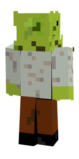 Brown skin: body, back render