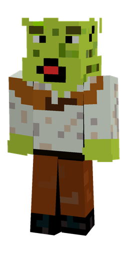 Brown skin: body, front render