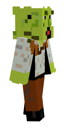 Brown skin: body, right side render