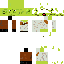 Brown skin: raw texture render