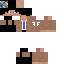 Black skin: raw texture render