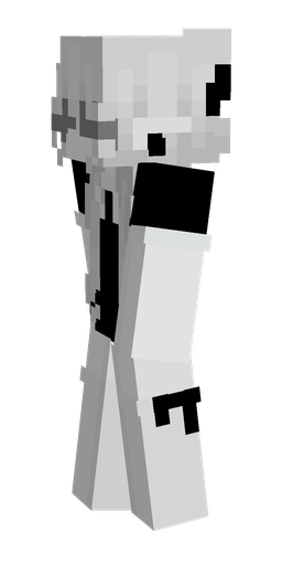 Black skin: body, left side render