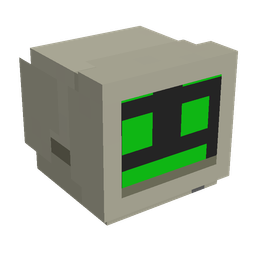 Black skin: head render