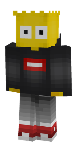 Black skin: body, front render