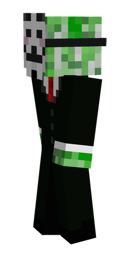 Black skin: body, left side render
