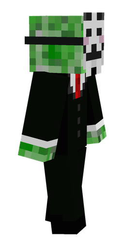 Black skin: body, right side render