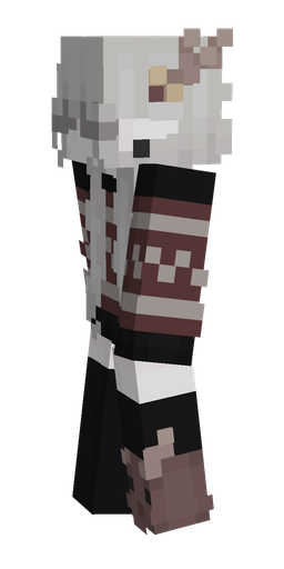 Black skin: body, left side render