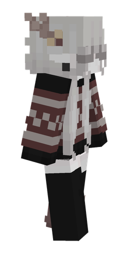 Black skin: body, right side render