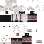 Black skin: raw texture render