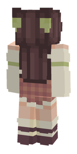 Red skin: body, back render