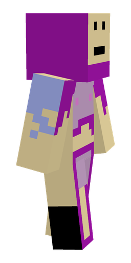 Blue skin: body, right side render