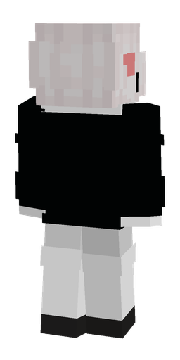 Black skin: body, back render