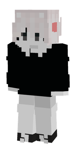 Black skin: body, front render